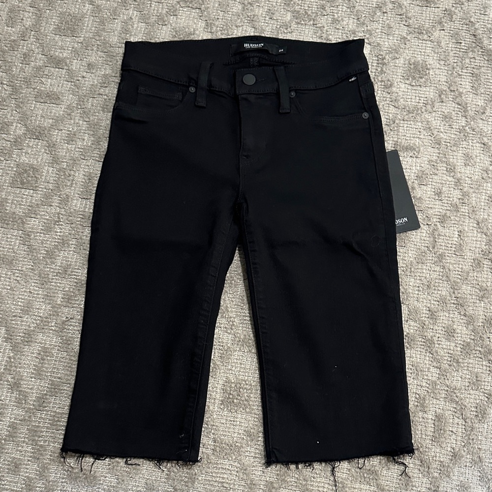 Hudson Jeans Black Women’s Jean Shorts